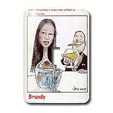 Londons Times Funny Panel Hollywood Cartoons - Brandy, Superstar, Pretty Good Drink Too - Light Switch Covers - single toggle switch