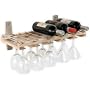 Stemware & Wine Ash Bottle Rack