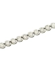 Ladies Round Diamond Tennis Bracelet Diamond 7.00cttw