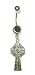 Celtic Cross Belly Button Ring