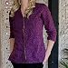 NOVICA Cotton tunic, 'Amethyst Enchantment'