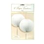 White Round Paper Lantern (2/pkg)