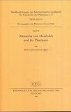 Alexander von Humboldt und die Pharmazie