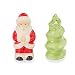 Retro Santa and Tree Salt and Pepper Shaker Set #533567
