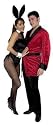 Red Costume Smoking Jacket with Trim and Pants Too! WOW Ours includes the PANTS too!