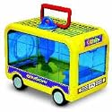 Crittertrail Off To School Bus Pet Carrier House Hamster