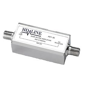 HD-LINE A01-30 - Amplificateur Satellite Et Terrestre 30DB 450-21500Mhz