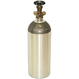 Zebra DNA Luxfer Aluminum L6X CO2 Cylinder with CGA 320 Valve