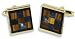 Cufflinks - Onyx and Tiger Eye Center