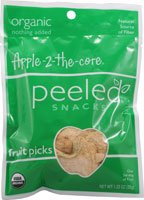 Peeled Snacks - Apple-2-the-core Organic Fruit Picks - 1.23 oz.