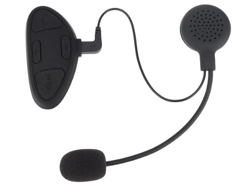 TaoTronics Bluetooth Helmet Stereo Headset for Both GPS & Cellphone, Waterproof,