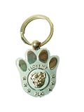 Pug Key Ring Paw Print Made in the USA - It Spins!