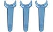 Professional Home and Clinic Dental Supplies - T Shape Lip & Cheek Retractor in Large Size and Clear Blue Color, Come in 10 Pieces per Order