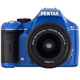 Pentax K-x Digital SLR with 18-55mm Zoom Lens (Candy Blue)