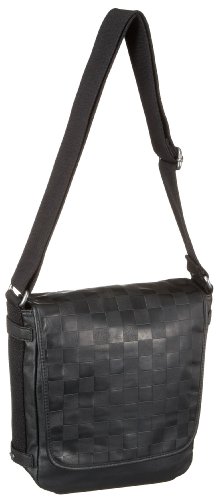 edc by Esprit Yuma Y97000, Herren Umh&auml;ngetasche, schwarz, (black 1), 28X24X9