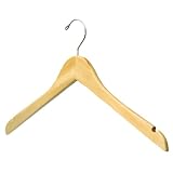 Blonde Wood Shirt & Coat Hanger - Set of 6 by Richards Homewares