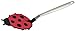 Tovolo Spatulart Ladybug Nylon Flex Turner, Stainless Steel Handle, Dishwasher Safe, Heat-Resistant to 400ᴼF