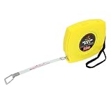 uxcell 鋼巻尺 メジャー 柔軟な鋼巻尺 定規 測定ツール イエロー　 20M x 10mm　 長さ測定20M