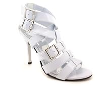 PATENT STRAPPY BUCKLE HEEL