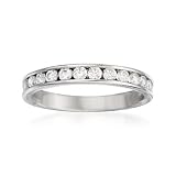 .50 ct. t.w. Diamond Wedding Ring In Platinum. Size 7