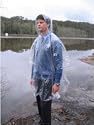 2 PACK 1 SZE EMERGENCY WATERPROOF RAIN COAT PONCHO CAPE