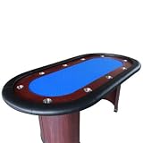 84 GENTLEMEN'S POKER TABLE 10 SEATER(blue)