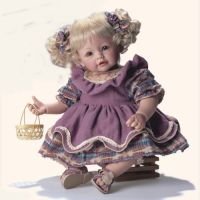 Girl - Blonde/Blue Purple Dress Girl - Blonde/Blue Purple Dress