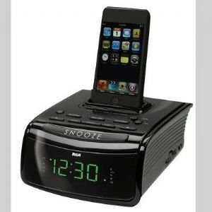 Alarm Clock Radio w/ IPod Dock