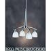 K-1883NCH Chandelier 4 Light Incandescent. Covert. Up & Down by Kichler OVERSTOCK-DISCONTINUED