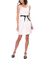 Bleu Marine Vestido (Blanco)