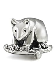 Genuine Ohm Beads (TM) Product. 925 Sterling Silver Possum European Bead Charm. 100% Satisfaction Guaranteed.