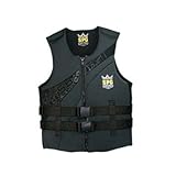 SPYDEGUY(XpC_[KC) COAST GUARD VEST DARK GREY~BLACK XL SLV-27146