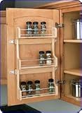 Rev-A-Shelf - 21 W Wall Door Mount Spice Rack