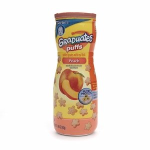 Gerber Graduates Puffs Peach 1 48 Ounce