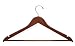 Honey-Can-Do HNG-01335 Wood Hangers with Non-slip Grooved Bar, 24-Pack, Cherry