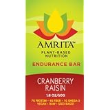 Amrita Endurance Bars - Cranberry Raisin, Case of 12