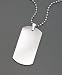 Jewelry : Men's Tungsten Dog Tag Pendant