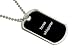 Horse Whisperer - Military Dog Tag Luggage Keychain