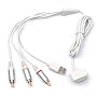 USB und AV Cinch Audio Video Kabel f�r Apple iPod & iPhone
