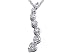 0.50 cts Journey Diamond Pendant - 14kt White Gold FREE GIFT BAG!