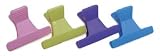 Hair Art Plastic Butterfly Clamp 2" Assorted Colors (Pack of 12)