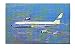 Kuwait Airways 707 Airline Postcard