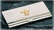 Executive Style Brass Silver & Gold Plated Medical Emblem Business Card Case Holder