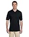 Jerzees Men's Jersey Polo with Spotshield, Black, Large