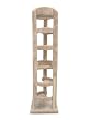Molly and Friends "Elevator" Extra-Large 7-Foot-Tall Premium Handmade Cat Tree with Sisal, Beige
