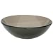 Round Root Beer Brown Clear Glass Vessel Sink
