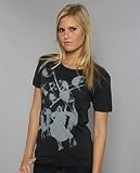 Obey The Night Fever T-Shirt in Graphite,T-shirts for Women