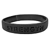 Armband mit Pr�gung Strenght (St�rke) aus Silikon