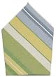 Durable Hand Woven 100% Cotton Blue and Green Striped Napkins 22x22 Inches Set of Six
