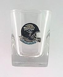 Jacksonville Jaguars Square Shot Glass - NFL Football Fan Shop Sports Team Merchandise